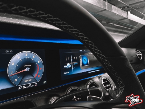  Mercedes-Benz E-класс. Перетяжка руля_7