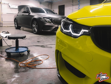 BMW M4. Оклейка виниловой пленкой_8