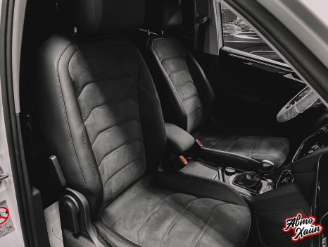 Volkswagen Tiguan. Шумоизоляция, перетяжка сидений_1