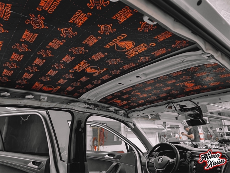 Volkswagen Tiguan. Шумоизоляция, перетяжка сидений_3