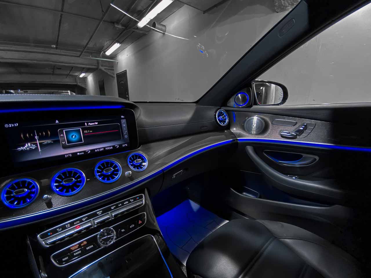 подсветка mercedes
