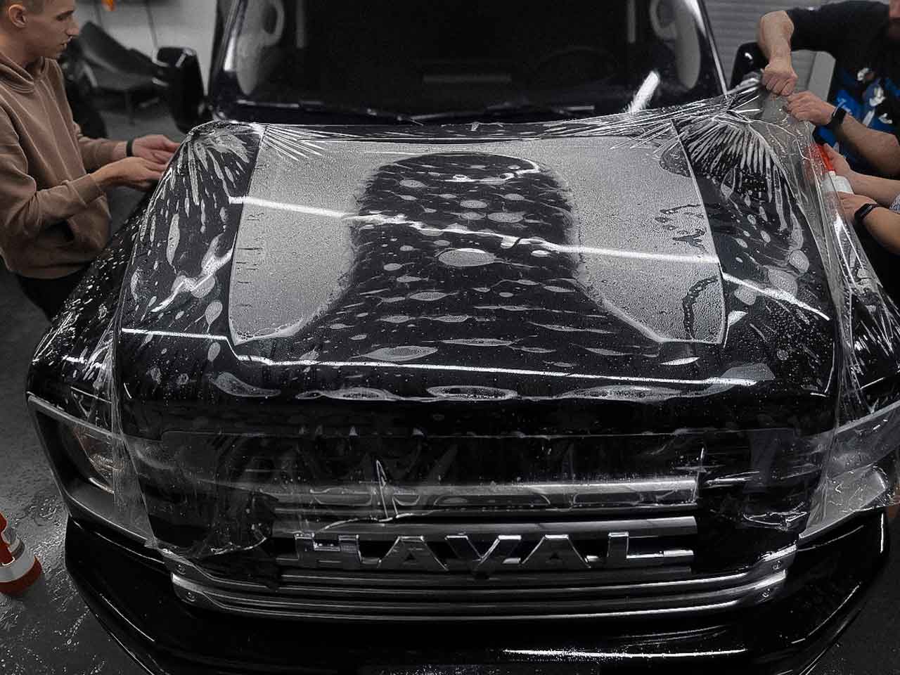 защита нового автомобиля пленкой