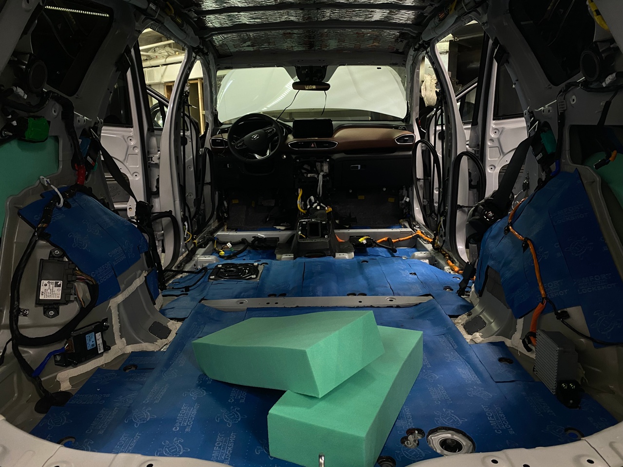 hyundai шумоизоляция