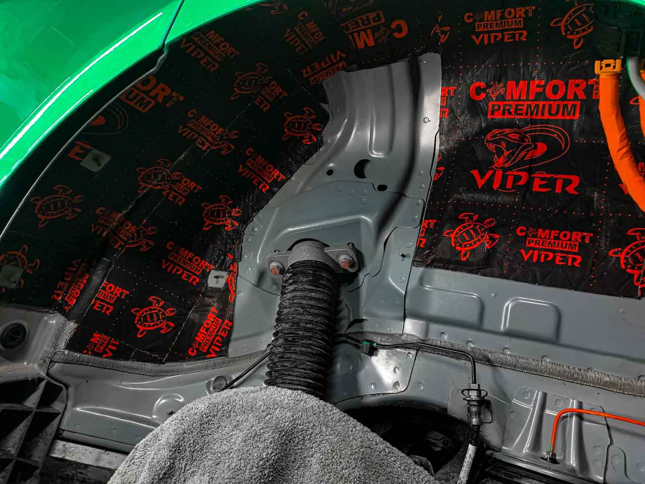 шумоизоляция арок zeekr